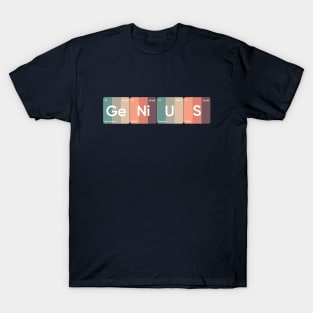 Genius periodic table of elements T-Shirt